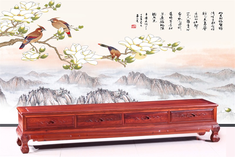 小葉紅檀·2米/2.2米/2.4米彎腳地柜