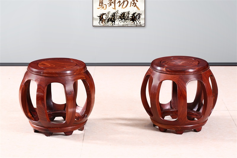 小葉紅檀·鼓凳